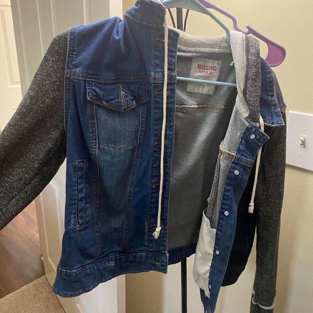 Jean jacket sweater